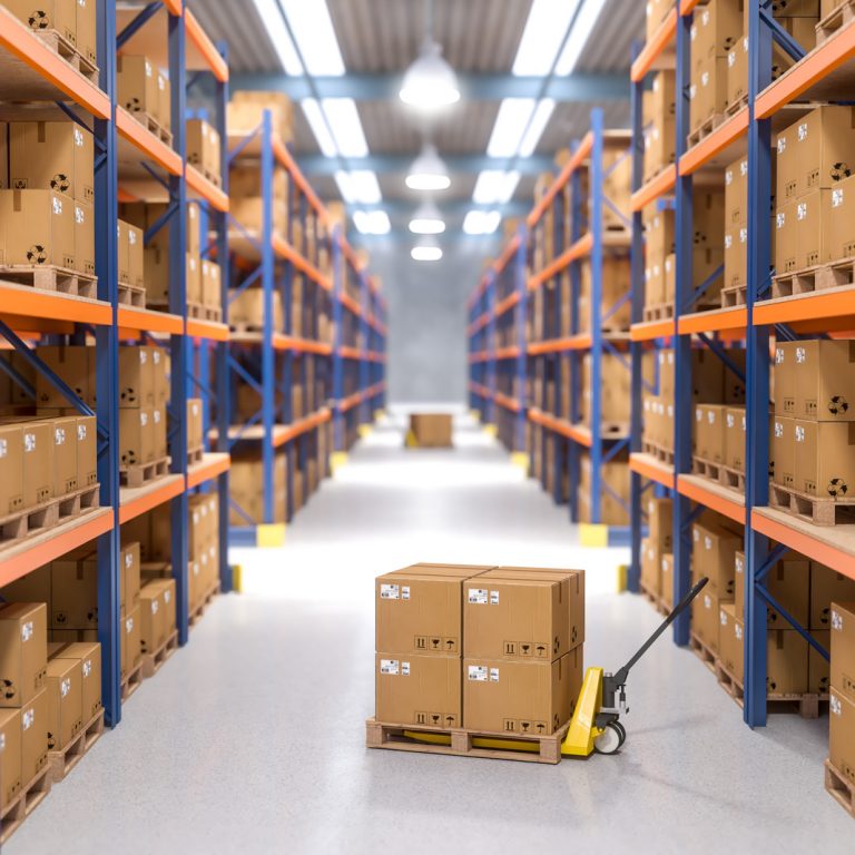warehouse indoor view